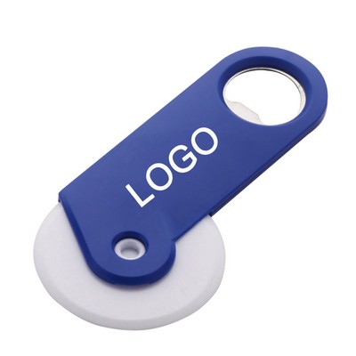 Pizza Roller Cutter w/Bottle Opener