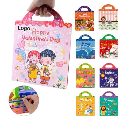 Reusable Sticker Book Toddler Activities